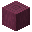 Tallo carmesí descortezado — bloque de Minecraft